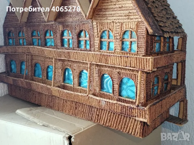 ръчно изработен макет на къща, снимка 4 - Антикварни и старинни предмети - 49030201