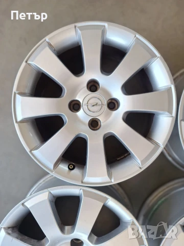 ОРИГИНАЛНИ АЛУМИНИЕВИ ДЖАНТИ ЗА OПЕЛ-4Х100Х56.6-15 цола, снимка 3 - Гуми и джанти - 50683476
