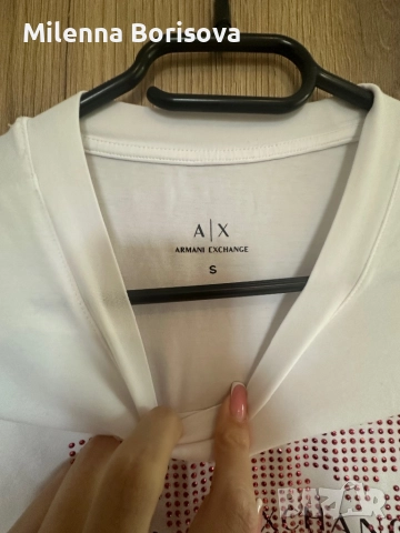 Тениска Armani Exchange , снимка 3 - Тениски - 51921268