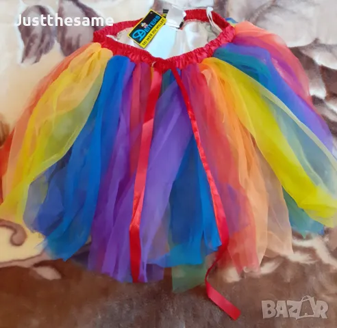 Многоцветна Шарена Пола Deiters - Идеална за Карнавали и Тържества!, снимка 2 - Поли - 48308049