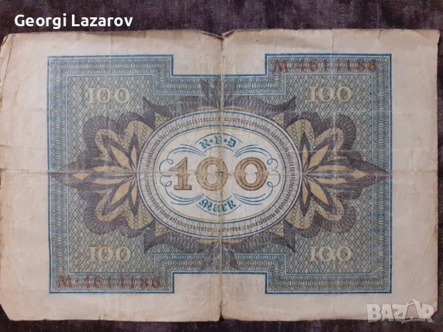 100 марки Германия 1920, снимка 1 - Нумизматика и бонистика - 29999967