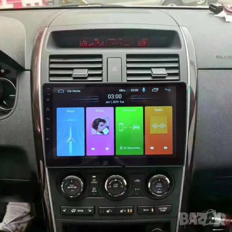 Мултимедия за Mazda CX-9, Мазда, плеър с Екран 10”, с Android, Навигация, Двоен дин, дисплей, CX 9 , снимка 6 - Аксесоари и консумативи - 43441947