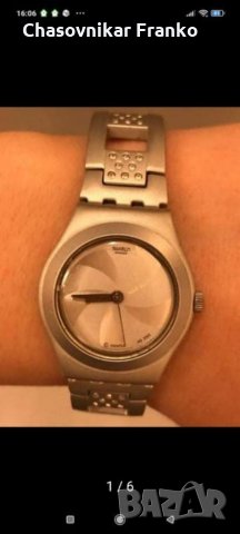 Уникален Swatch дизайнерски елегантен стилен и марков часовник