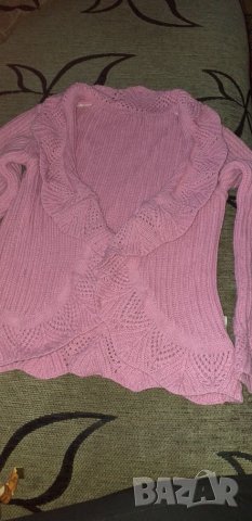 Детска плетена жилетка,  без копчета,  размер 8, снимка 4 - Детски пуловери и жилетки - 26922836