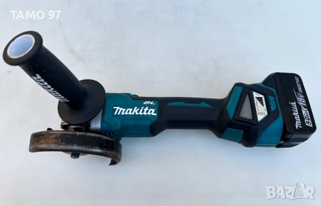 Makita DGA511 - Безчетков ъглошлайф с потенциометър 2x18V 5.0Ah, снимка 2 - Ъглошлайфи - 53226255