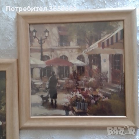 Картини-парижки кафенета, снимка 6 - Картини - 40223467