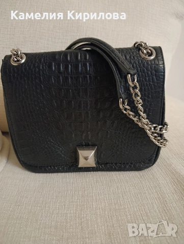 Дамска чанта от естествена кожа , снимка 3 - Чанти - 50069173