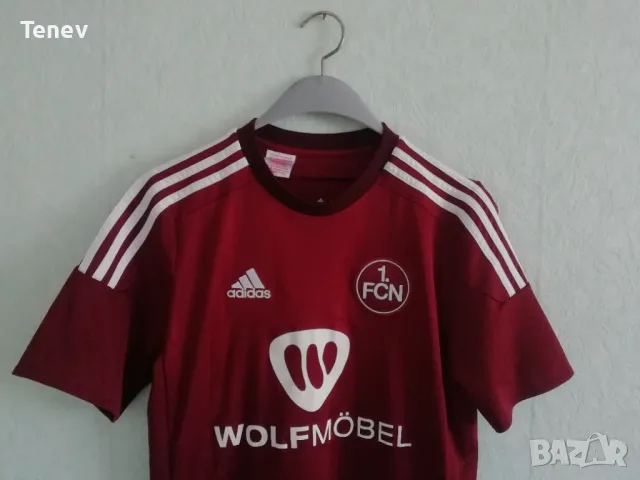 1. FC Nürnberg Adidas оригинална футболна тениска фланелка Нюрнберг , снимка 4 - Тениски - 50368624