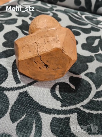 Теракота 1893 год. Рядка авторска антикварна скулптура., снимка 6 - Антикварни и старинни предмети - 53269380