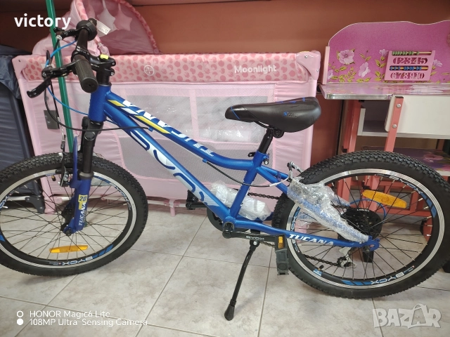Велосипед със скорости BYOX 20" TUCANA blue , снимка 5 - Велосипеди - 52650001