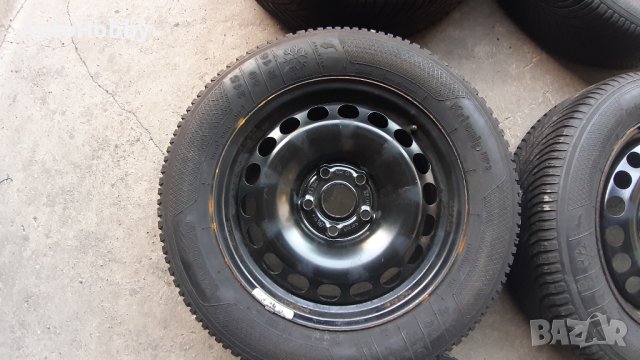 Джанти железни оригинални VW Audi Skoda 5x112 16цола Отлични, снимка 3 - Гуми и джанти - 43366954