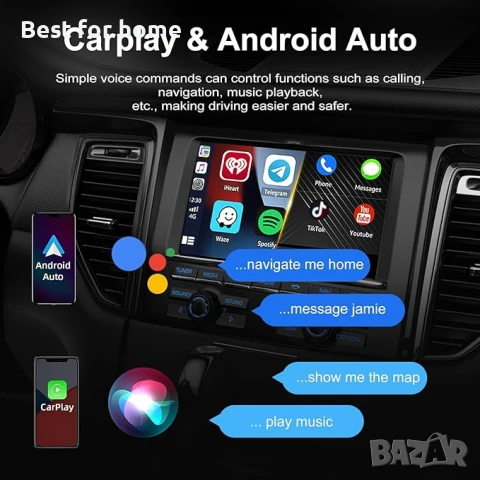 ZUOQIANG 2 в 1 безжичен Carplay адаптер, снимка 7 - Друга електроника - 50905838