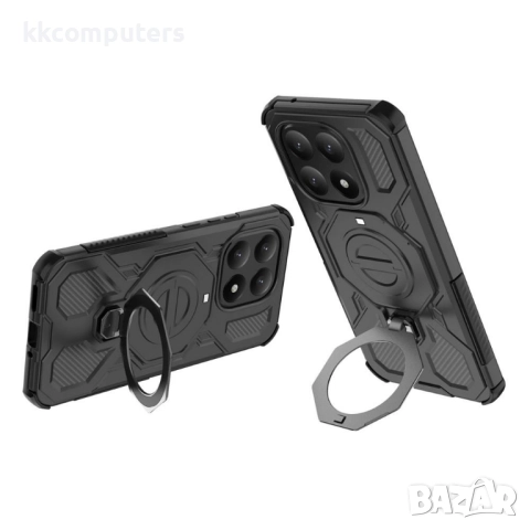 Магнитен калъф за Xiaomi 15T- Удароустойчив Корпус с 360° Въртяща Стойка, 5 Цвята, снимка 8 - Калъфи, кейсове - 52390176