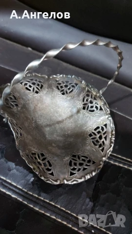 Посребрен съд , снимка 6 - Антикварни и старинни предмети - 51046486