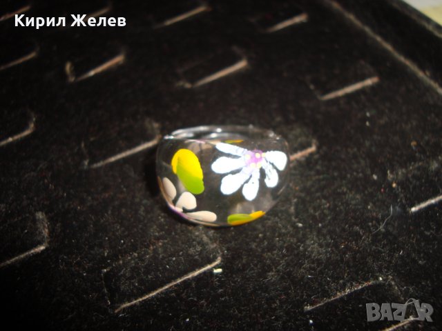 ВИНТИДЖ АРТ ФЛОРАЛЕН ПРЪСТЕН 21645, снимка 5 - Пръстени - 32537863