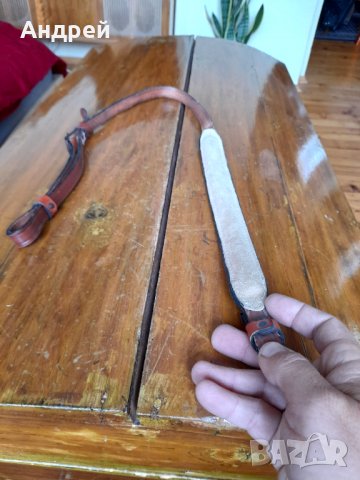 Стара кожена ремъчка,ремък за пушка #11, снимка 4 - Други ценни предмети - 32922608