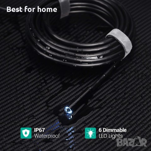 Професионелен ендоскоп DEPSTECH 5.0MP, 5 метра с 5,5 mm глава, снимка 5 - Други инструменти - 43049931