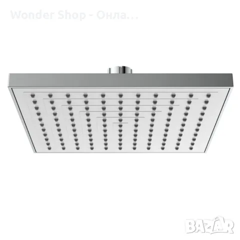 🚿 Хромиран горен душ комплект, смесител тип дъждовен душ Schütte – Уелнес и комфорт във вашата баня, снимка 1