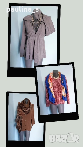 Три различни броя / Маркова туника тип жилетка и с качулка 