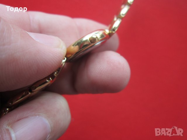 Луксозен позлатен часовник Роданиа Кварц седеф , снимка 4 - Дамски - 33105040