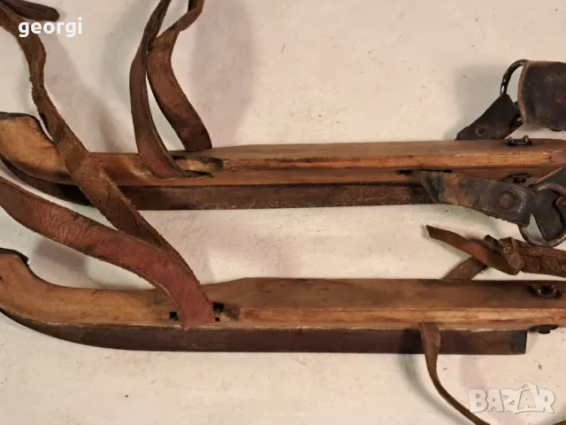 ретро скандинавски кънки за лед  22/6, снимка 2 - Антикварни и старинни предмети - 49251806