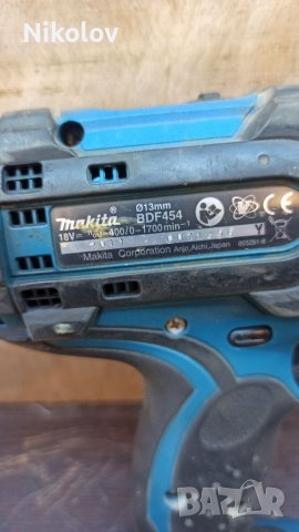 Винтоверт Макита/makita BDF 454, снимка 3 - Винтоверти - 37965097