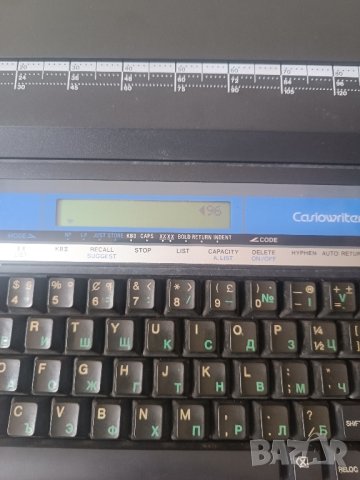 Пишеща машина Casio CW-600, снимка 3 - Антикварни и старинни предмети - 44112430