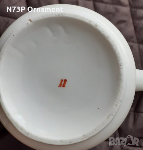 СТАРА ПОРЦЕЛАНОВА КАНА.МАРКОВ ПОРЦЕЛАН. , снимка 5 - Антикварни и старинни предмети - 32600689