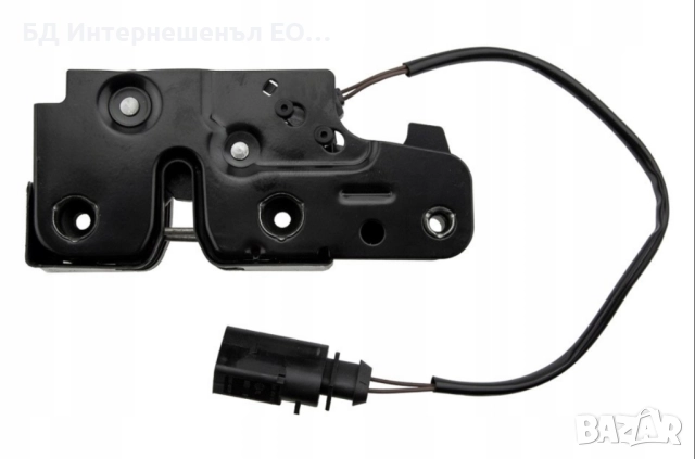 4L0823509  Заключващ механизъм за преден капак, Audi, Q7 4L, 2 ПИН, снимка 2 - Части - 52841081