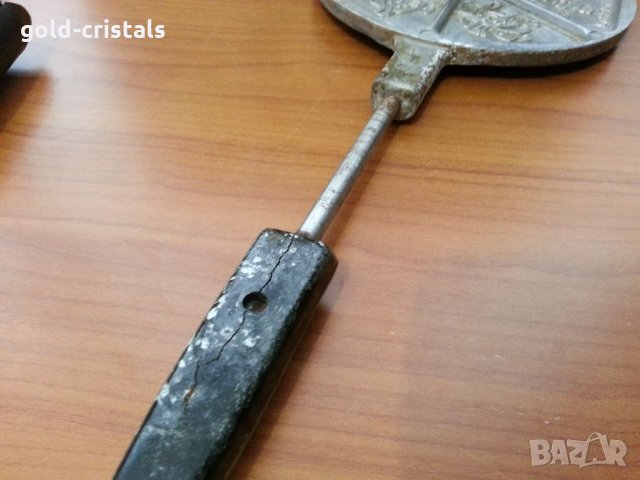 Преса калъп форма гофретник, снимка 6 - Антикварни и старинни предмети - 33569049