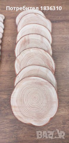 Дървени шайби , снимка 2 - Декорация за дома - 43499139