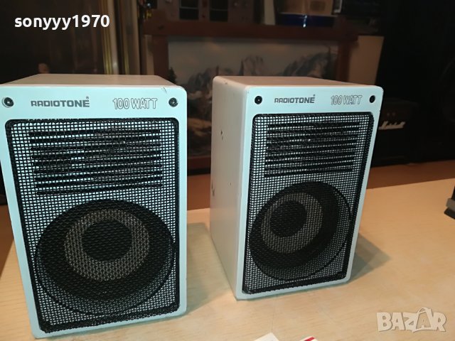 RADIOTONE SM1002 100WATT/8ohm X2 ВНОС-SWISS L2510221331, снимка 4 - Тонколони - 38447466