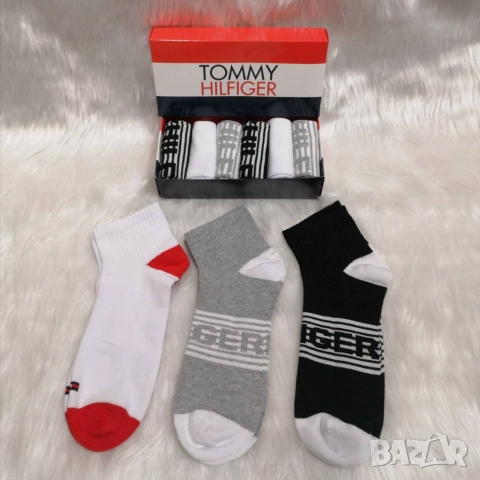 чорапи в кутия HERMES calvin klein lacoste tommy hilfiger, снимка 12 - Дамски чорапи - 51444608