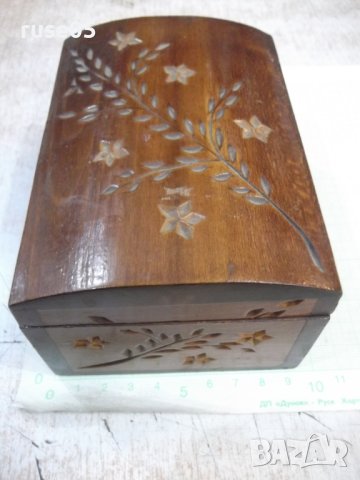 Кутия дървена резбована - 3, снимка 3 - Други ценни предмети - 43009282