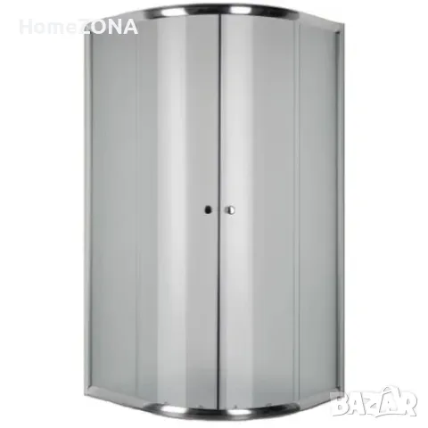 Овална душ кабина SURF, мат стъкло, 90х90х180 см