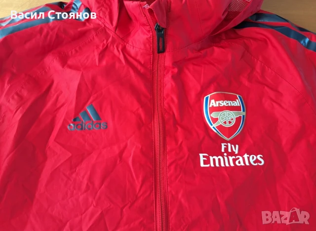Арсенал / Arsenal adidas ветровка 2019-2020г. - за ръст 152см., снимка 2 - Фен артикули - 50822896