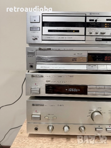 🔊Ретро аудио система сет PIONEER - сива серия - усилвател, дек, cd, тунер и тонколони Pilot🔉, снимка 3 - Аудиосистеми - 52544951