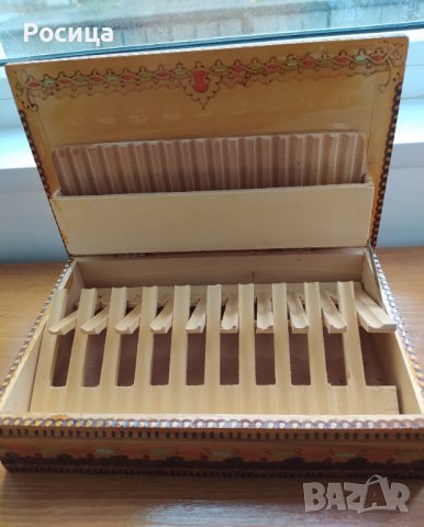 Дървена кутия за цигари , снимка 3 - Други ценни предмети - 38826343
