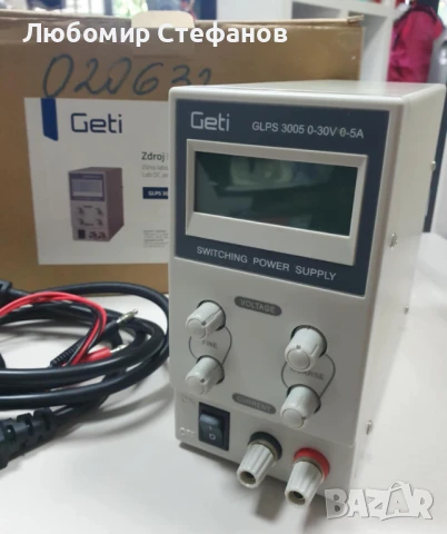 Лабораторен стабилизиран захранващ блок GLPS 3005 30VDC 5A , снимка 2 - Друга електроника - 50600330