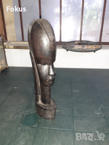 Дърворезба абанос статуетка фигура дърво Африка, снимка 2 - Антикварни и старинни предмети - 53279314