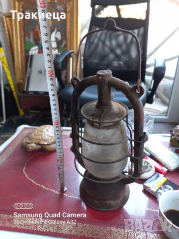 Стар немски газен фенер, снимка 4 - Антикварни и старинни предмети - 38431260