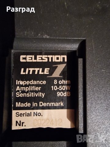Тонколони  CELESTION   LITTLE 1, снимка 5 - Тонколони - 39515944