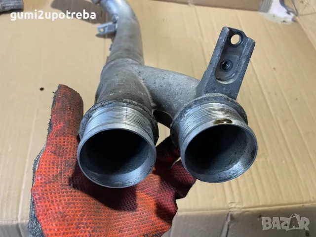 Тръба пред Турбо Porsche Cayenne 3.0D 92A/EG22/2012, снимка 6 - Части - 49319193