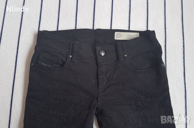 Детски дънки,черни, на DIESEL, 8 год.