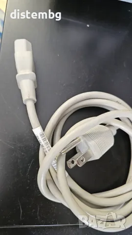 Захранващ кабел от UK / USA 3-пинов щепсел към монитор или 3-пинов компютър, дължина 1,0 m