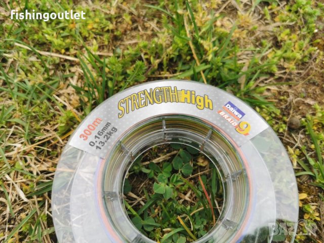 Цветно плетено влакно Daiwa . 9 нишки. 300мт, снимка 6 - Такъми - 36610168