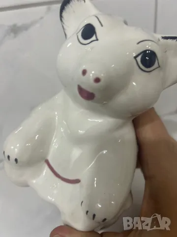 Винтидж уелска керамична касичка, снимка 3 - Антикварни и старинни предмети - 49363348