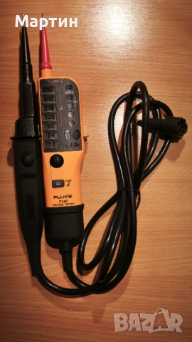FLUKE T110 Voltage Tester - Тестер за напрежение и проводимост с два полюса и LED индикатори, снимка 2 - Друга електроника - 52965533