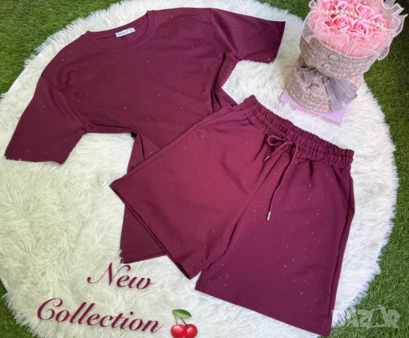 дамски екипи с камъни , снимка 2 - Спортни екипи - 50579420