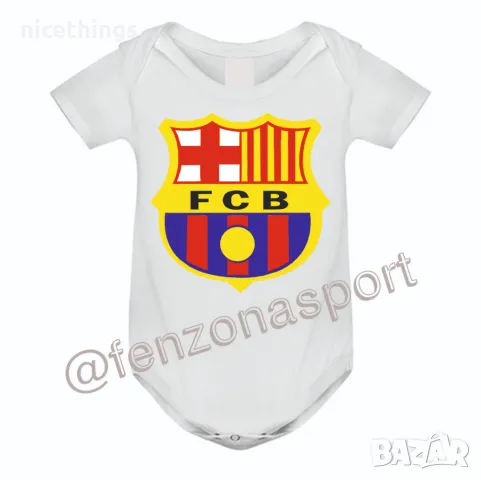 Боди на Барселона, снимка 2 - Бодита за бебе - 50335903